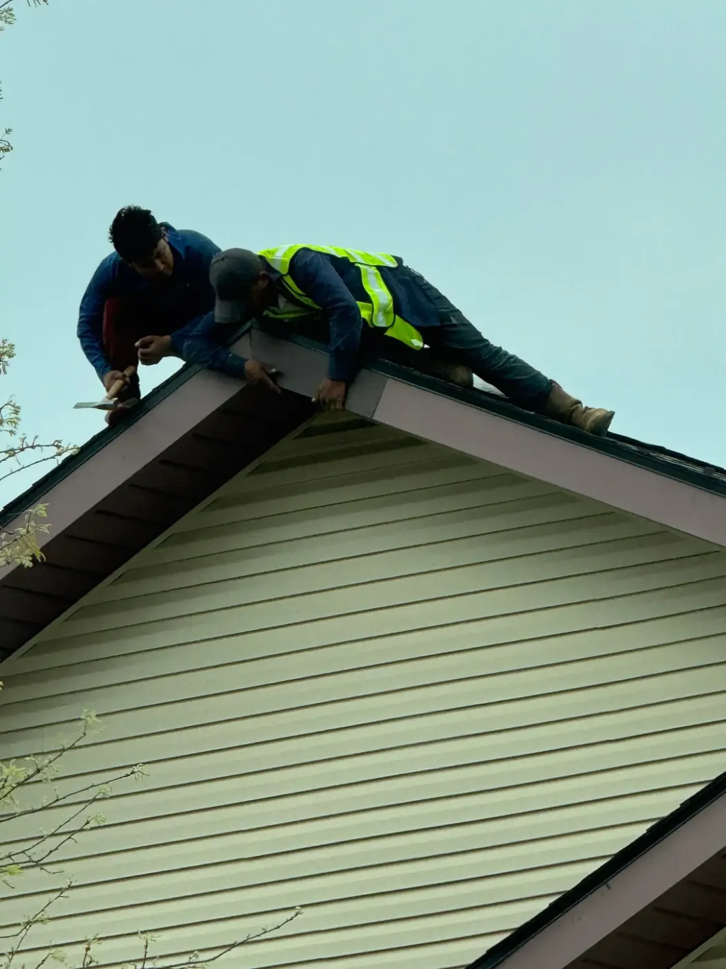 Commercial roof inspection documented in Michigan City